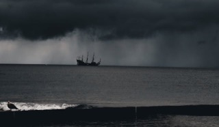 boat storm photo